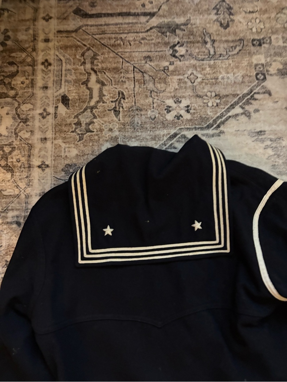 Vintage 1950s/1960s U.S. Navy sailor uniform shirt - wool, jacket, crackerjack - Picture 15 of 16